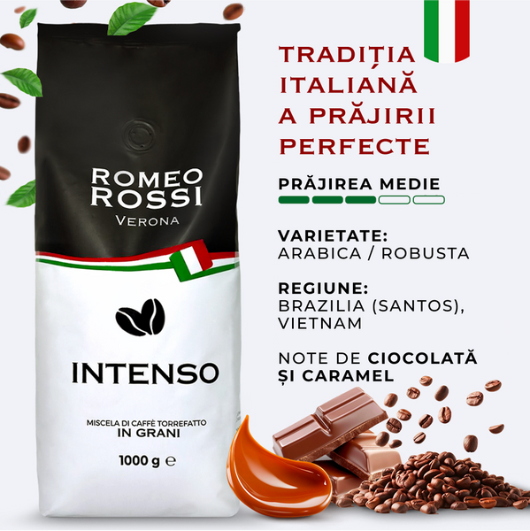Кофе Romeo Rossi INTENSO 1кг (зерно) 21104 фото