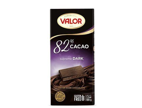 Шоколад Valor 82% тёмный 100 гр 27316 фото