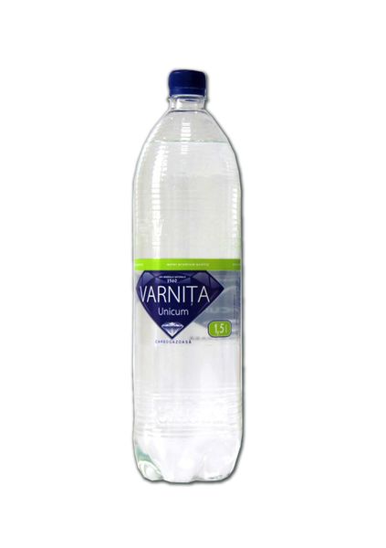 Apă minerală carbogazoasă Varnița Unicum 1,5l 65302 foto