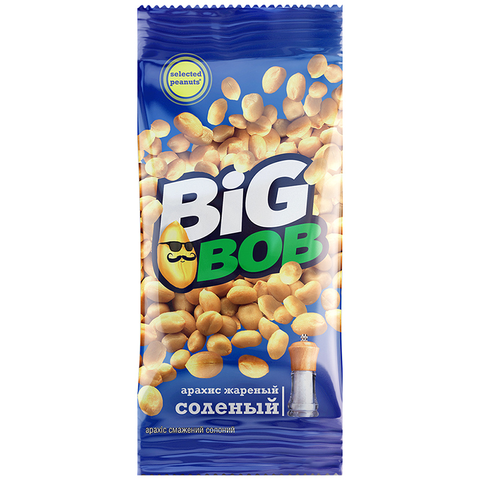 Арахис солёный Big Bob 60 гр 32318 фото