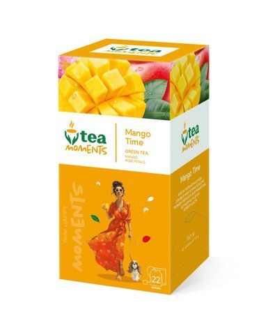 Ceai Tea Moments Mango Time 22 x 1,6g 11336 foto