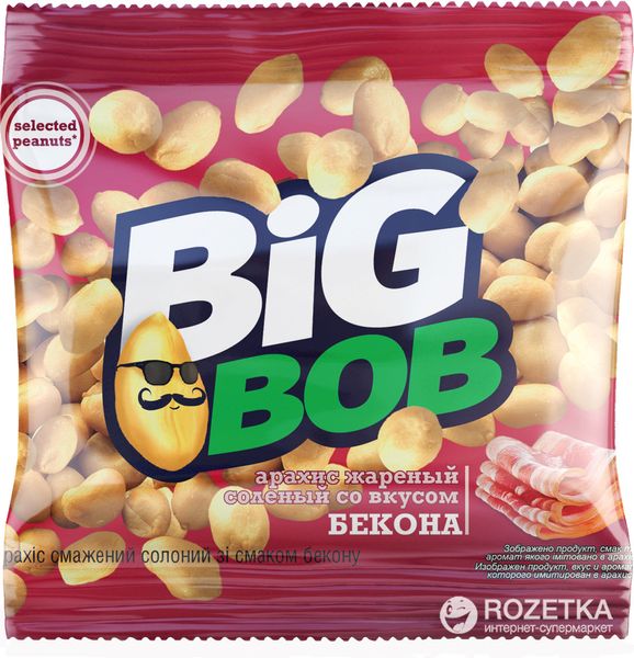 Арахис со вкусом бекона Big Bob 60 гр 32319 фото