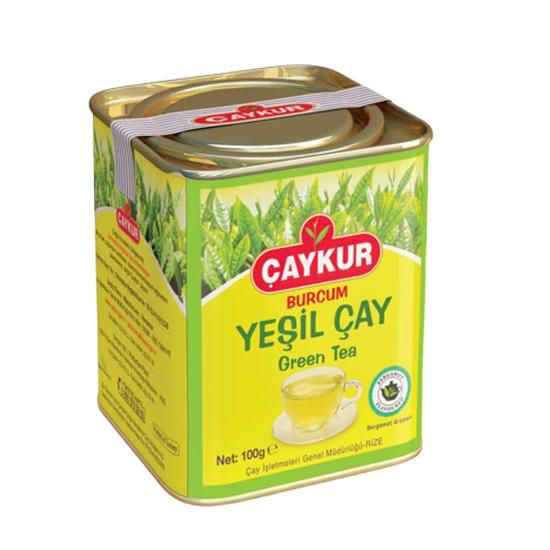 Ceai Caykur Burcum verde cu bergamota 100g (borcan) 15216 foto