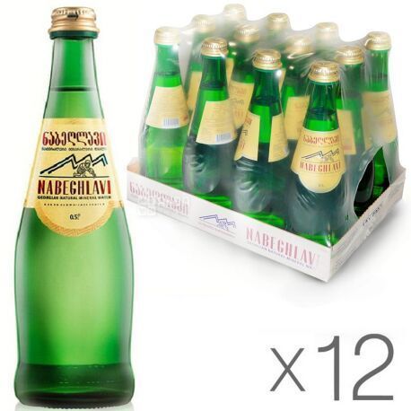 Apa minerală Nabeghlavi 0,5l (sticlă) 52104 foto