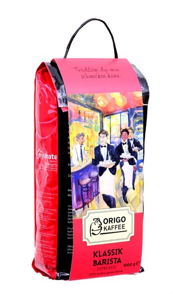 Origo Kaffee Klassik Barista 1kg (boabe) 20305 foto