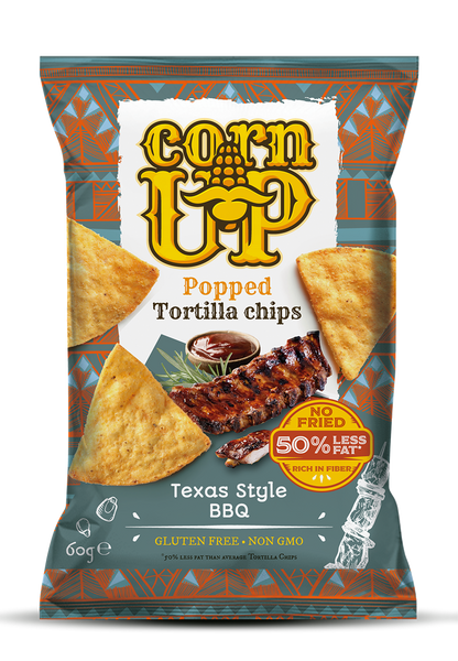 Chips porumb CornUP Texas style BBQ 60 g 66344 foto