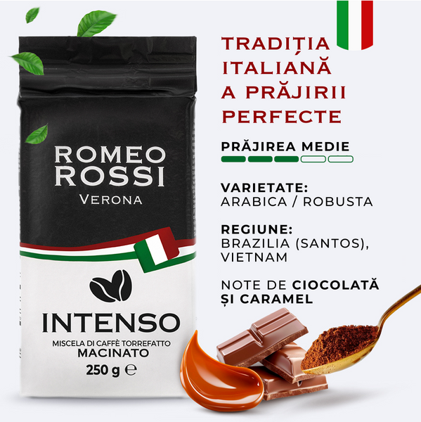 Кофе Romeo Rossi Intenso 250 г молотый 21110 фото