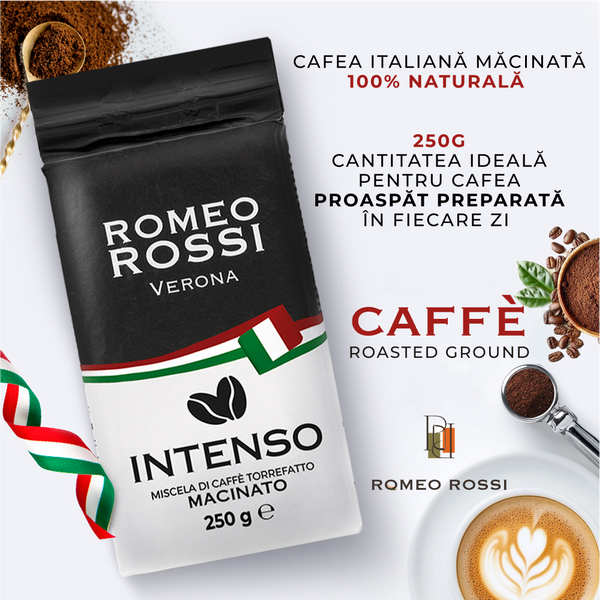 Кофе Romeo Rossi Intenso 250 г молотый 21110 фото