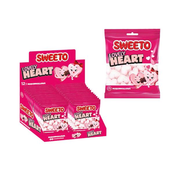 Маршмеллоу Sweeto Lovely Heart 60g 78925 фото